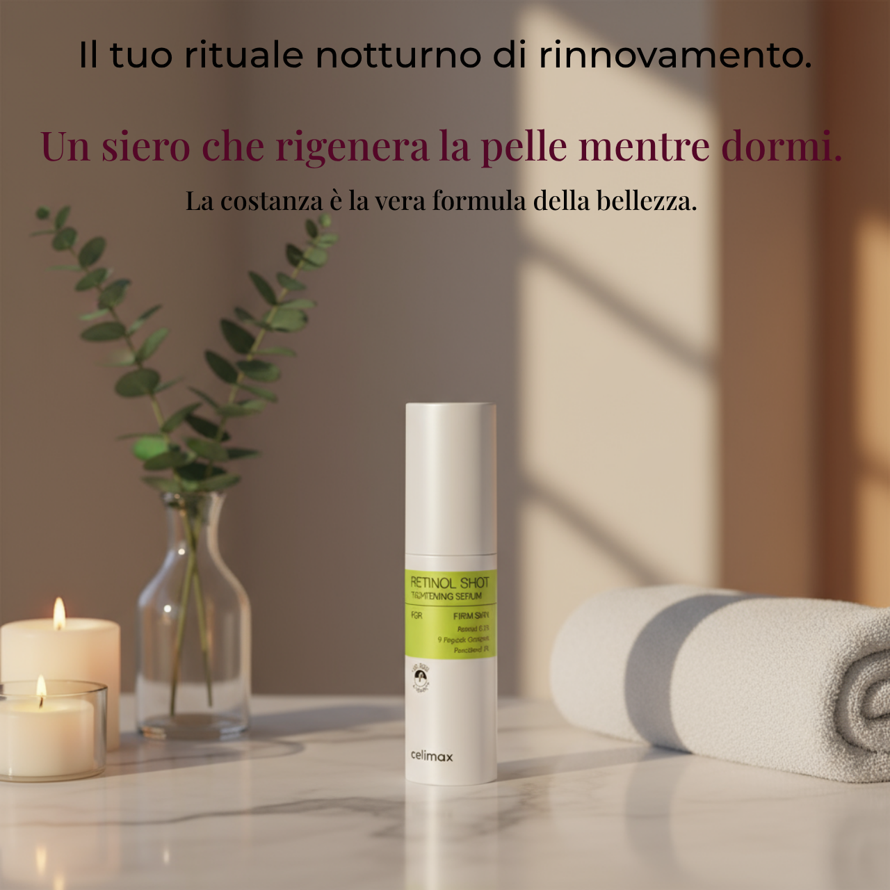 Valyra Retinol Shot Serum™ + eBook “Skincare, Nutrizione e Lifestyle” in omaggio