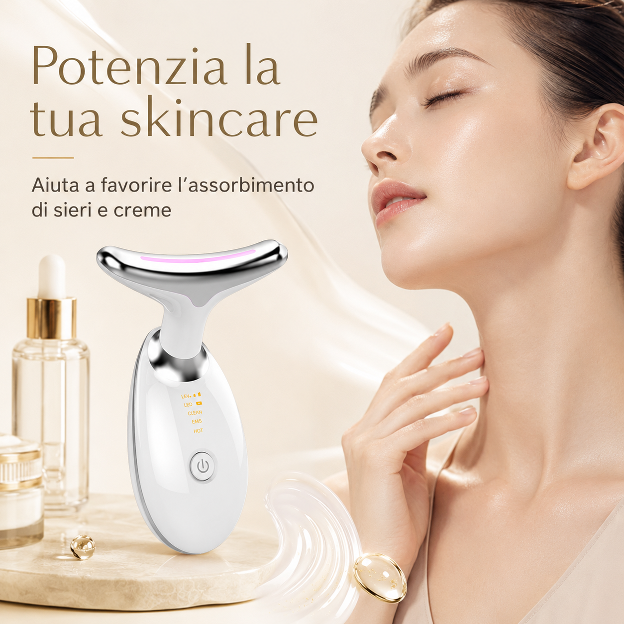 Valyra LumiLift™ – Dispositivo viso a microcorrente e luce LED