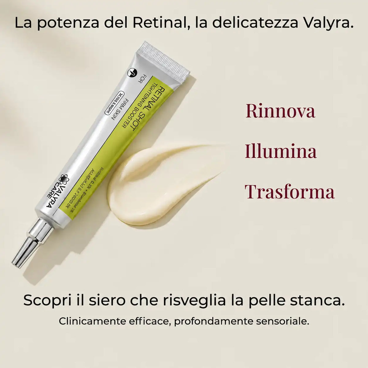 Valyra Retinal Shot Booster™ + eBook “Skincare, Nutrizione e Lifestyle” in omaggio