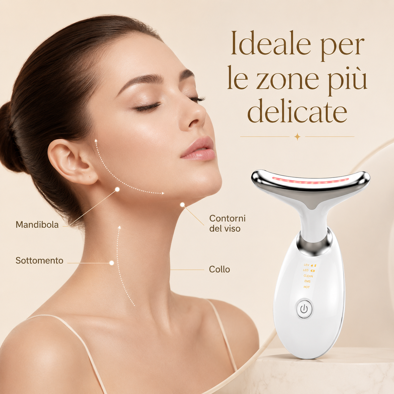Valyra LumiLift™ – Dispositivo viso a microcorrente e luce LED